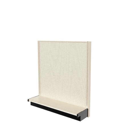 Lozier Gondola Single Sided Add-on, Platinum Off-White, 48W x 54H x 13D P453U-AD